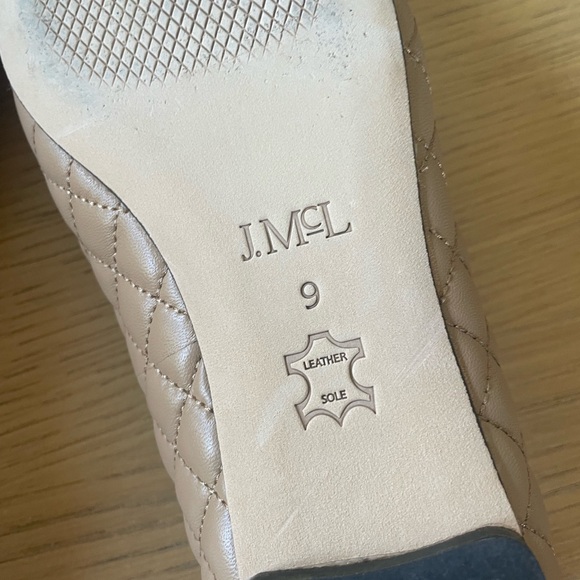 J. McLaughlin QUILTED LEATHER FLATS - Picture 14 of 14